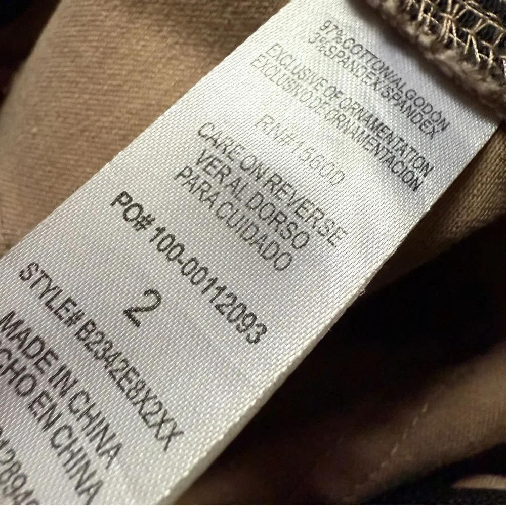Democracy canvas roll tab jeans